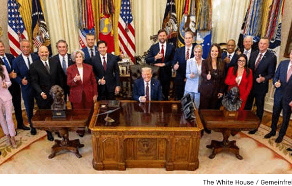 Gruppenfoto Regierung USA